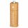 Salzmühle Holz modern 5x5x16,5cm Natur White Gold für Küche