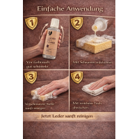 Leather Soft Cleaner für Anilin-; Semi-Anilin- und pigmentiertes Leder