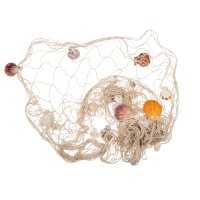 Fischernetz mit Muscheln 100 x 200 cm