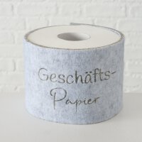 Banderolle für Toilettenpapier Helden Rolle, Wisch und Weg, Geschäftspapier