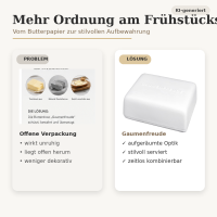 Dining Butterdose Gaumenfreude Marmor