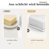 Dining Butterdose Gaumenfreude Marmor