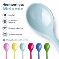 Rice Melamin Teelöffel 6er Pack in Classic Farben