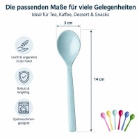 Rice Melamin Teelöffel 6er Pack in Classic Farben