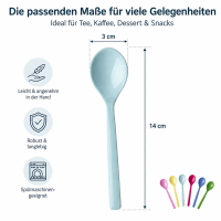 Rice Melamin Teelöffel 6er Pack in Classic Farben