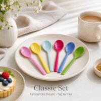 Rice Melamin Teelöffel 6er Pack in Classic Farben
