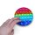 Fidget Pop Toy Rainbow Rund