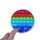 Fidget Pop Toy Rainbow Rund