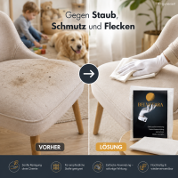 Polster Reinigungstuch Creme Natur Stofftuch Textilien schonend reinigen