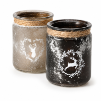 Windlichter Leopold 2er-SET