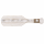 Maritime Wandgarderobe Paddel aus Holz mit 4 Haken – ca. 40 x 8,5 cm