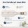 Maritime Wandgarderobe Paddel aus Holz mit 4 Haken – ca. 40 x 8,5 cm