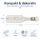 Maritime Wandgarderobe Paddel aus Holz mit 4 Haken – ca. 40 x 8,5 cm