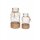 Vasen Glas mit jute 2er-SET