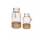 Vasen Glas mit jute 2er-SET