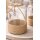Vasen Glas mit jute 2er-SET
