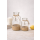 Vasen Glas mit jute 2er-SET