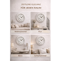 Boltze Home Wanduhr Yella - Analog