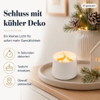 Living Schattenspiel Reh Gold