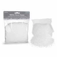 Weißer Deko-Schnee ca. 85 g – Kunstschnee für Winterdeko & Basteln