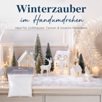 Weißer Deko-Schnee ca. 85 g – Kunstschnee für Winterdeko & Basteln