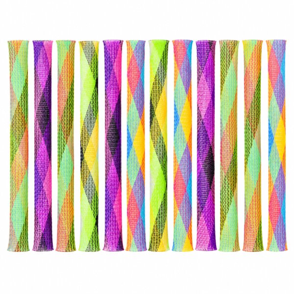 Hüpfstab 1,5cm 18cm Bunt Lila - Springschlauch für Mitgebsel