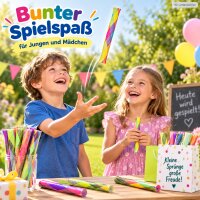 Hüpfstab 1,5cm 18cm Bunt Lila - Springschlauch für Mitgebsel