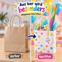 Hüpfstab 1,5cm 18cm Bunt Lila - Springschlauch für Mitgebsel