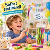 Hüpfstab 1,5cm 18cm Bunt Lila - Springschlauch für Mitgebsel