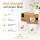 Eierbecher Ostern Hase Gold 2er-Set mit Geschenkkarton