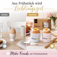 Eierbecher Lieblingspapi & Lieblingsmami 2er-Set mit Geschenkkarton