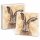 Oster Servietten Hase 33x33 Braun Beige - Papierservietten Tischdeko