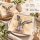 Oster Servietten Hase 33x33 Braun Beige - Papierservietten Tischdeko