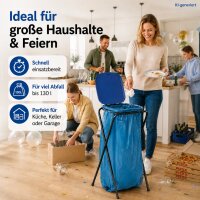 Müllsackständermit Deckel 120 Liter