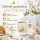 Osterbecher Hase Gold 300 ml mit Geschenkbox