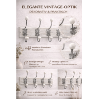 Garderobe Lindsay 5 Haken