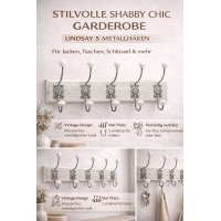 Garderobe Lindsay 5 Haken