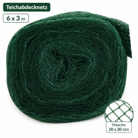 Teichabdecknetz 6 x 3 m, Masche 20x20 mm
