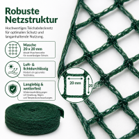 Teichabdecknetz 6 x 3 m, Masche 20x20 mm