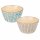 Keramikschalen 2er Set Blau & Grau – kleine Schüsseln im Reactive-Glaze-Design
