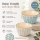 Keramikschalen 2er Set Blau & Grau – kleine Schüsseln im Reactive-Glaze-Design
