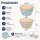 Keramikschalen 2er Set Blau & Grau – kleine Schüsseln im Reactive-Glaze-Design