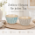 Keramikschalen 2er Set Blau & Grau – kleine Schüsseln im Reactive-Glaze-Design
