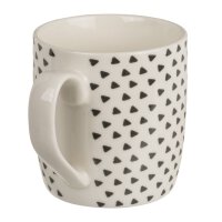 Kaffeebecher Muster Schwarz/Weiß 2er-SET