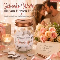 Geschenkglas Reasons Why I Love You