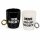 Becher 2er Set Mr Right & Mrs Always Right mit Ring-Griff
