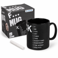 Kaffeebecher Fuck XXL zum Beschriften 885ml