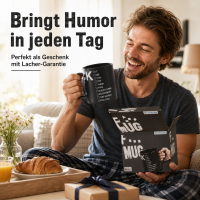 Kaffeebecher Fuck XXL zum Beschriften 885ml