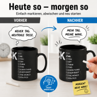 Kaffeebecher Fuck XXL zum Beschriften 885ml