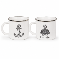 Maritimer Kaffeebecher Anker & Seemann 2er-SET